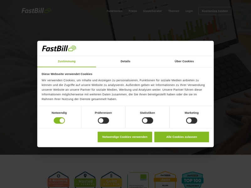 FastBill - Buchhaltung für Selbständige